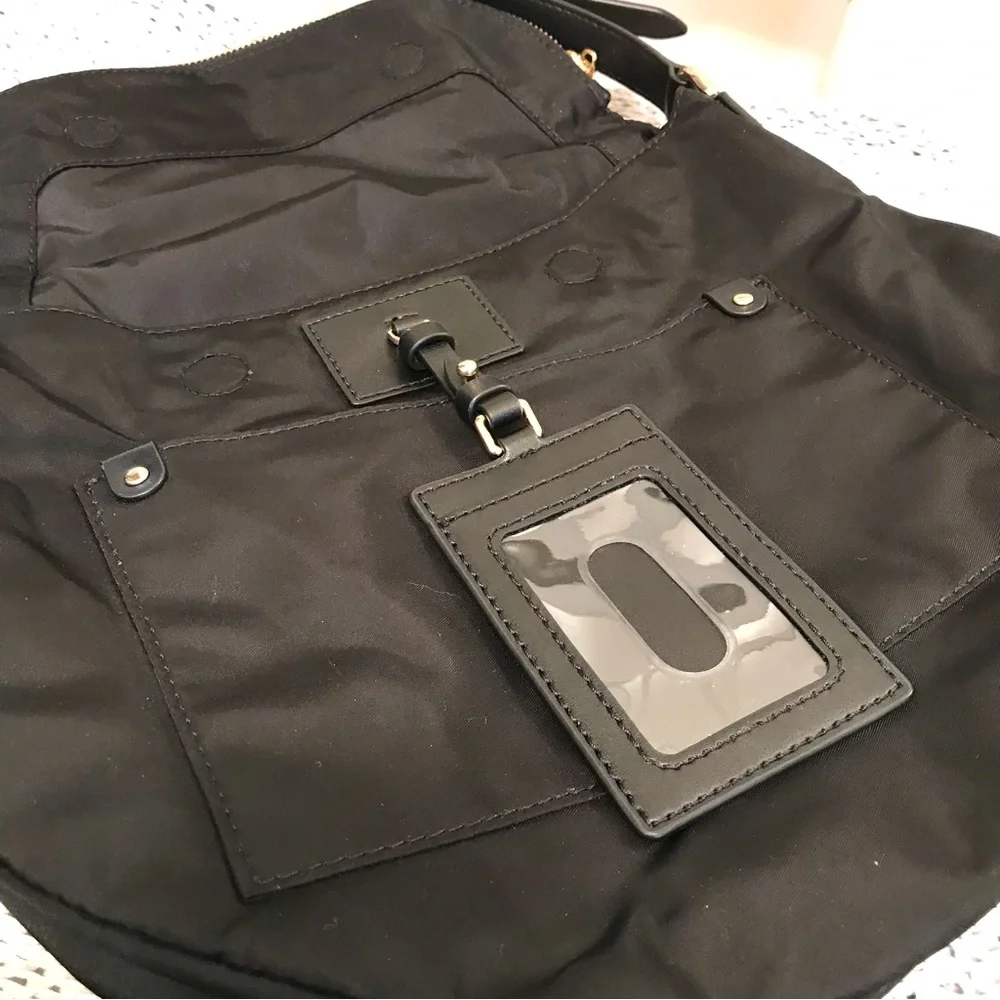 Marc Jacobs New York preppy Nylon Natasha Crossbosy Bag Black